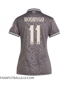 Real Madrid Rodrygo Goes #11 Tricou Fotbal Replică 2024-25 Femei Treilea